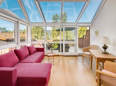 Tegernsee-Blick mit Bergblick, Gmund-St.Quirin